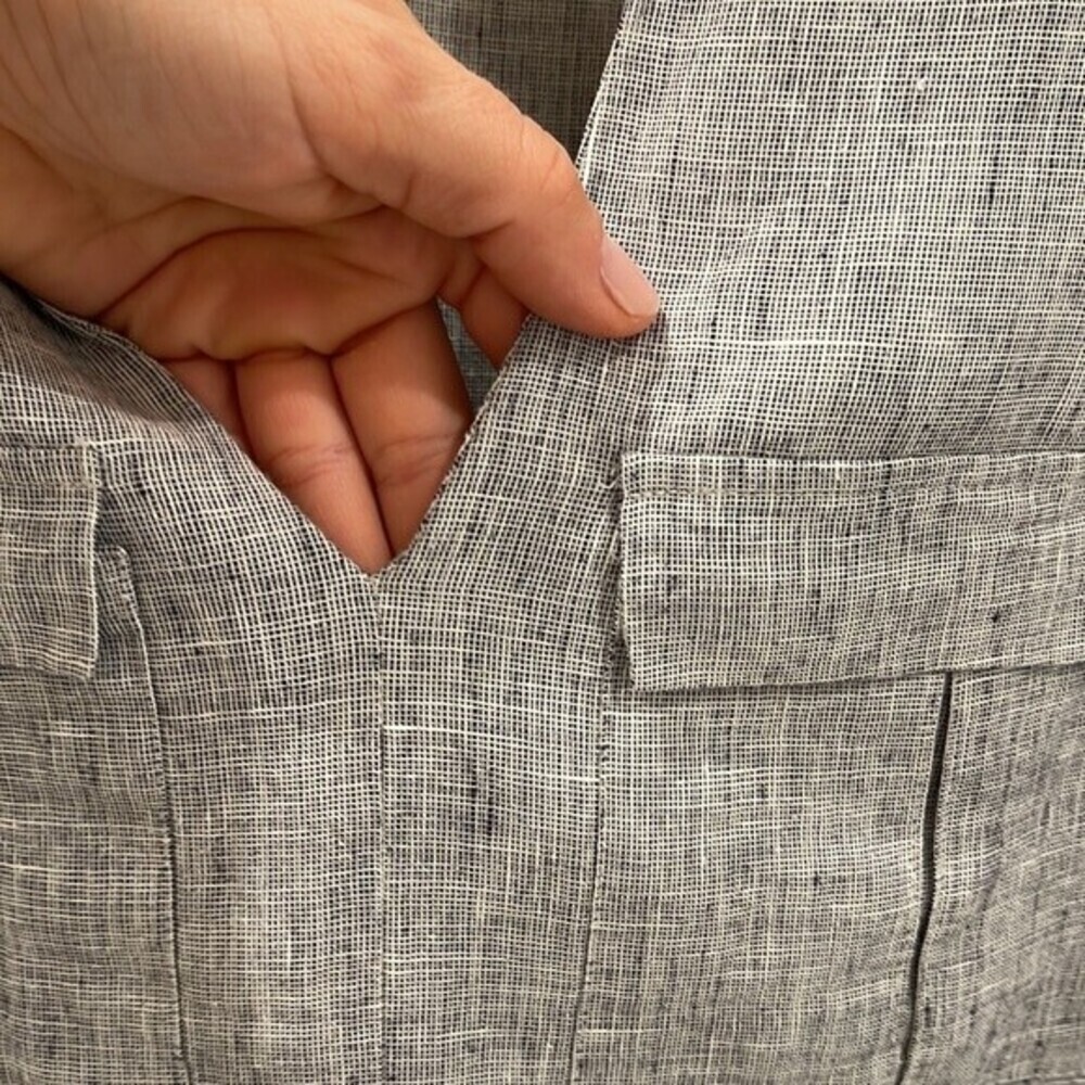 Joie XXS Rathana C Linen dress - gray - Picture 8 of 16